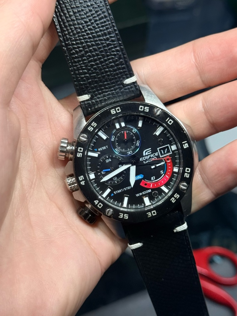 Black Casio Edifice Men's Watch
